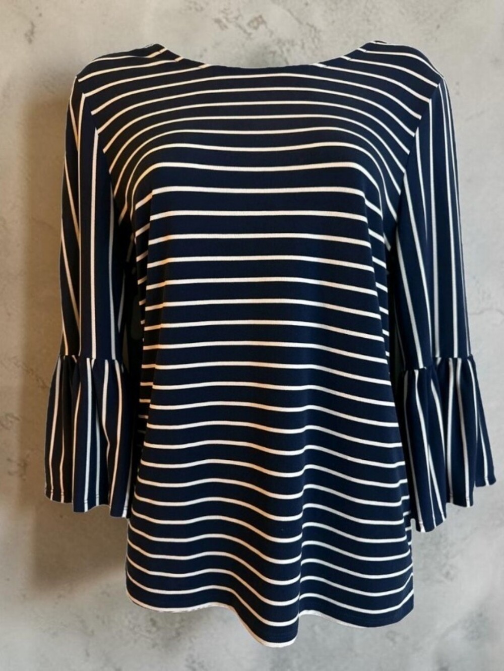 Chico's Striped Blouse | Eur 0 / US Size Small | Quiet luxury, Effortless Style